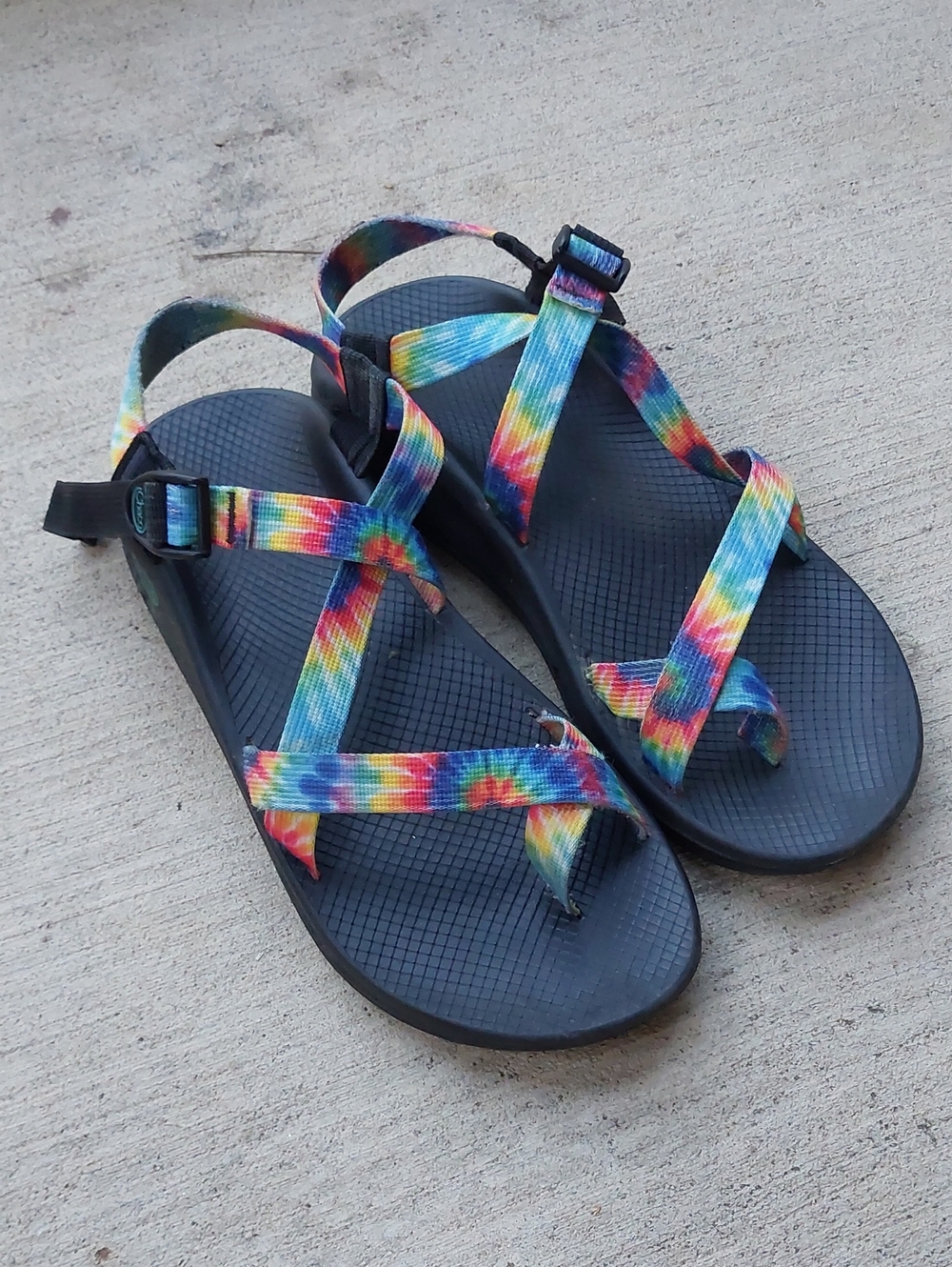 Tie-Dye Chaco Z2 Sandals Classic Footbed Men's 12